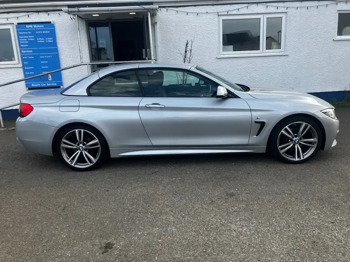 Used BMW 420 Cabriolet M Sport 2014 Silver Cabriolet