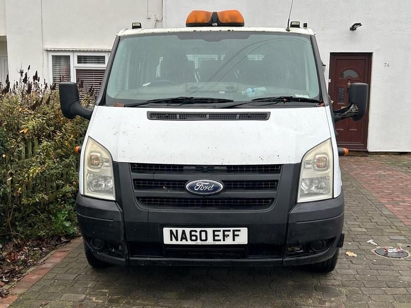 Used Ford Transit 100 HP (73 kW) 2010 White Cabriolet
