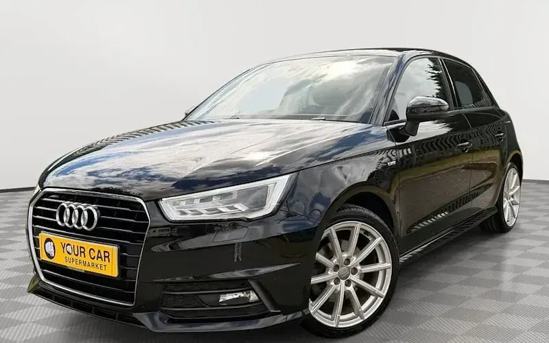 Used Audi A1 Sportback S-Line 125 HP (91 kW) 2016 Black Hatchback