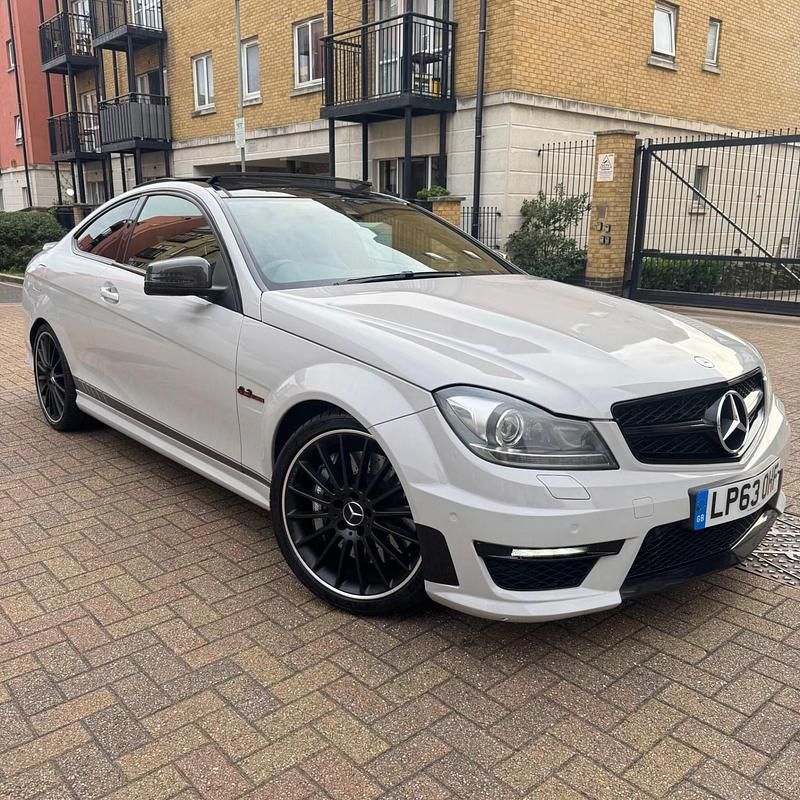 Grey Used 2013 Mercedes C63 AMG AMG Edition 1 Coupe | £21,546 (Fair price) - Image 1/4