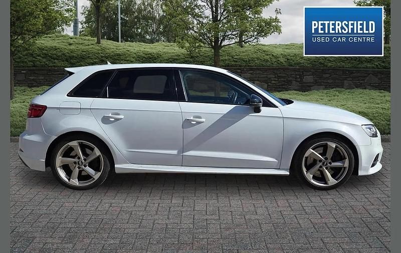 Used Audi S3 Sportback Black Edition 306 HP (225 kW) 2018 White Hatchback