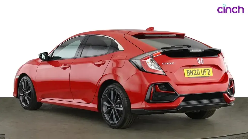 Used Honda Civic SR 2020 Red Hatchback