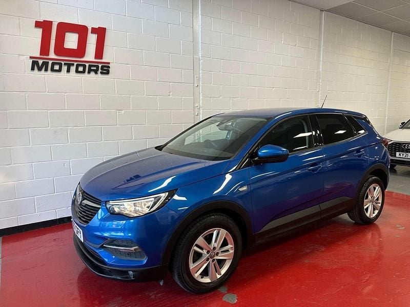 Used Vauxhall Grandland X S 130 HP (95 kW) 2018 Blue SUV