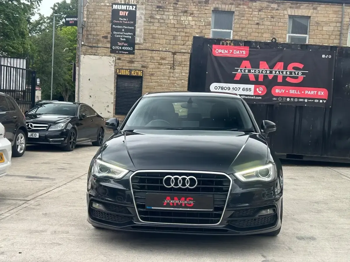 Used Audi A3 S-Line 2013 Black Hatchback
