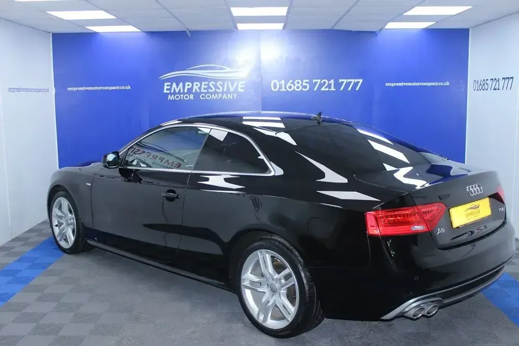 Used Audi A5 S-Line 190 HP (139 kW) 2016 Black Coupe