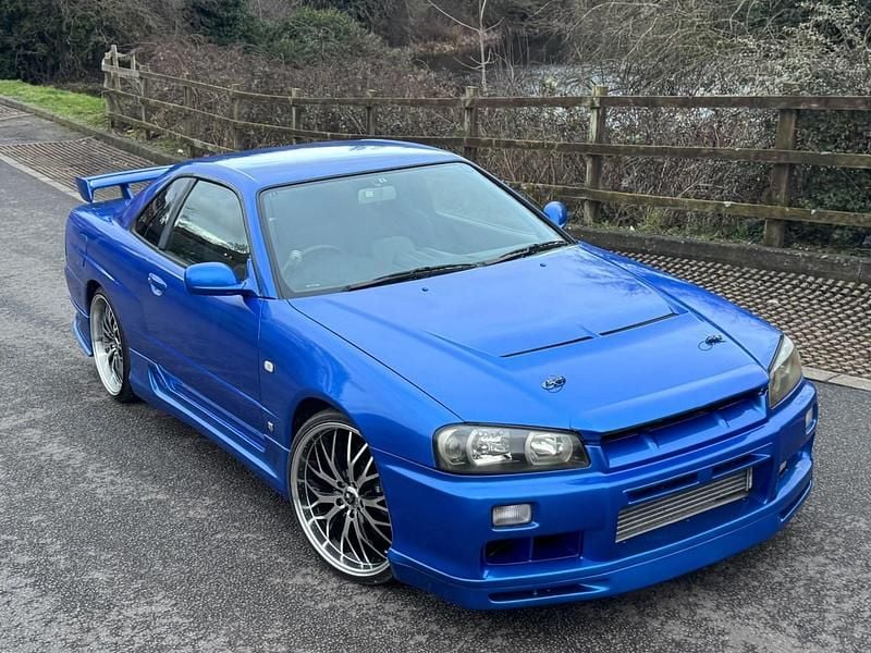 Used Nissan Skyline 1998 Blue Coupe