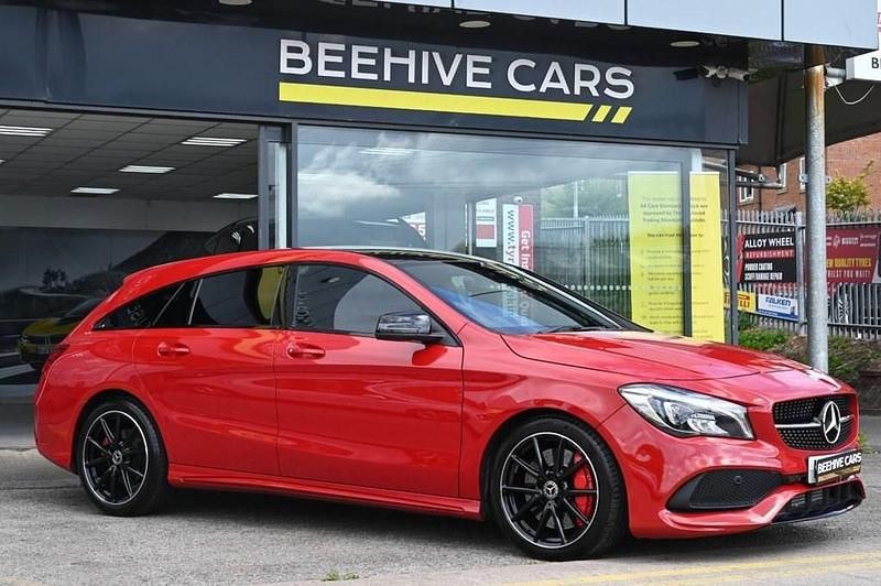 Red Used 2016 Mercedes CLA220 AMG line Sedan | £11,850 (Fair price) - Image 1/4