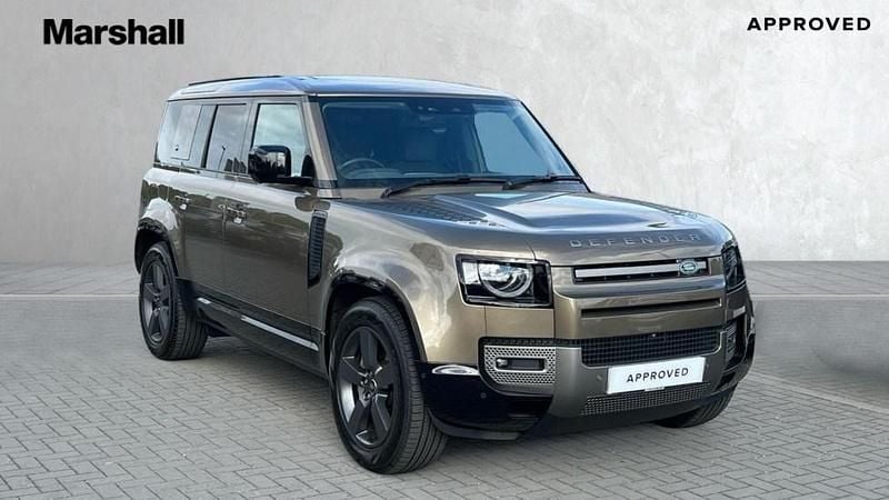 Metallic gondwana stone Used 2024 Land Rover Defender HSE Dynamic SUV | £65,999 (Good price) - Image 1/4