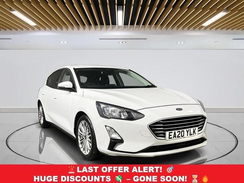 White Used 2020 Ford Focus Titanium X Hatchback | £10,899 (Fair price) - Image 1/3