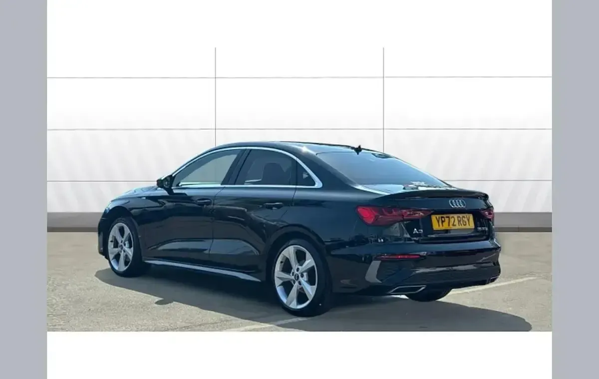 Used Audi A3 S-Line 147 HP (108 kW) 2022 Black Sedan