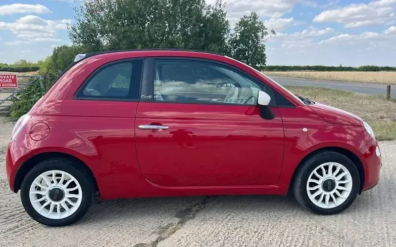 Used Fiat 500C S 69 HP (50 kW) 2014 Red Cabriolet