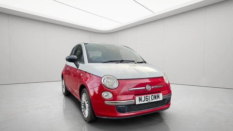 Used Fiat 500 Pop 69 HP (50 kW) 2012 White/red Hatchback