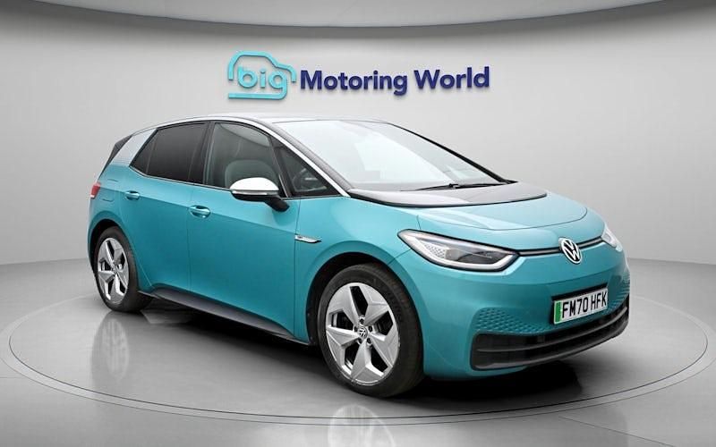 Used VW ID.3 Pro Performance 150 kW (204 HP) 2020 Turquoise Hatchback