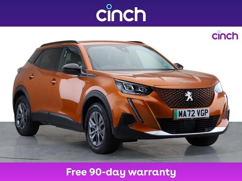 Orange Used 2022 Peugeot e-2008 Active+ SUV | £13,549 (Good price) - Image 1/3