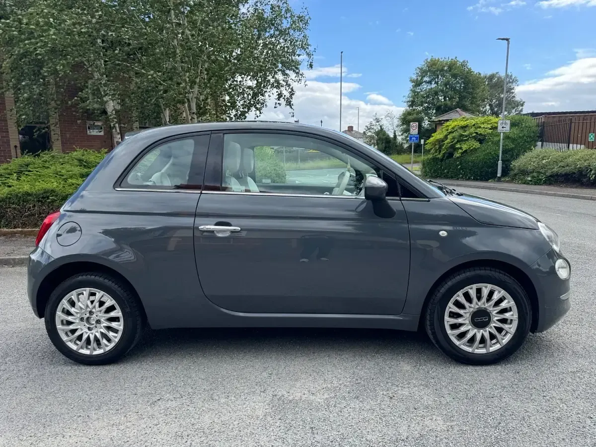 Used Fiat 500 Lounge 69 HP (50 kW) 2018 Grey Hatchback