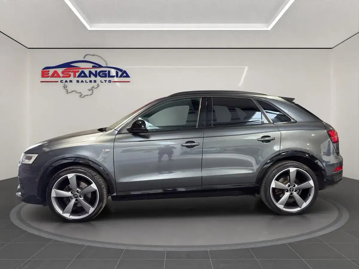 Used Audi Q3 Black Edition 180 HP (132 kW) 2017 Grey SUV