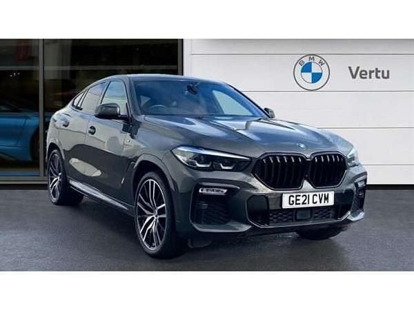 Grey Used 2021 BMW X6 M Sport SUV | £39,760 (Fair price) - Image 1/4