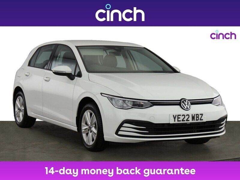 White Used 2022 VW Golf VIII Life Hatchback | £16,299 (Super price) - Image 1/3