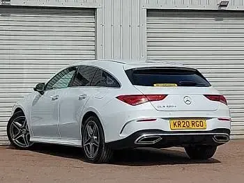 Used Mercedes CLA220 AMG Line Premium 190 HP (139 kW) 2020 White Coupe