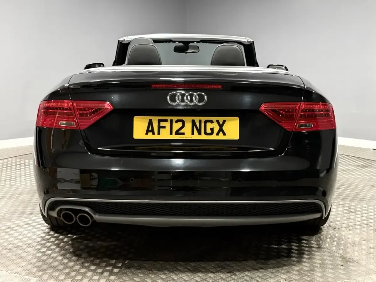 Used Audi A5 Cabriolet S-Line 177 HP (130 kW) 2012 Black Cabriolet