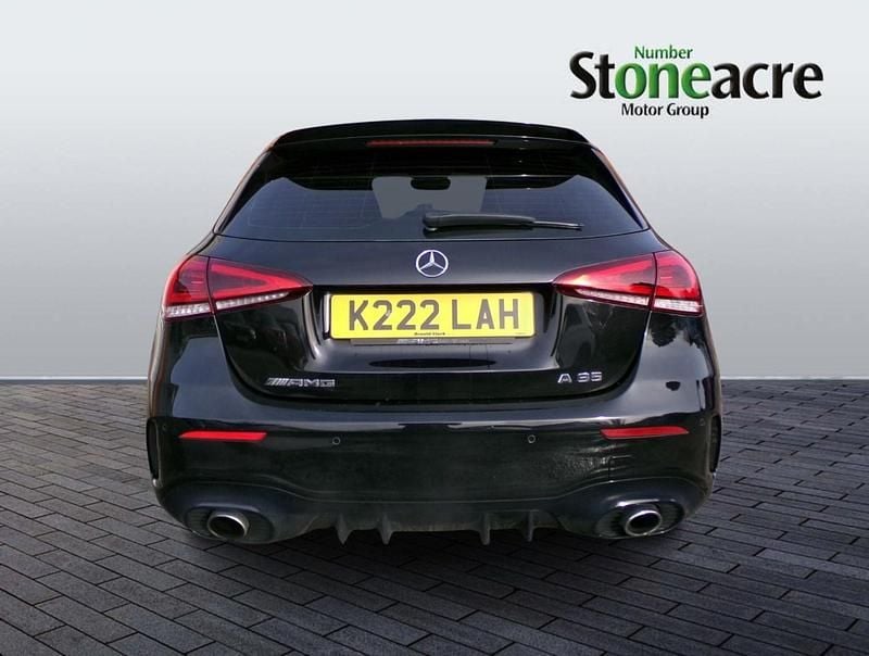 Used Mercedes A35 AMG Premium 301 HP (221 kW) 2019 Black Hatchback