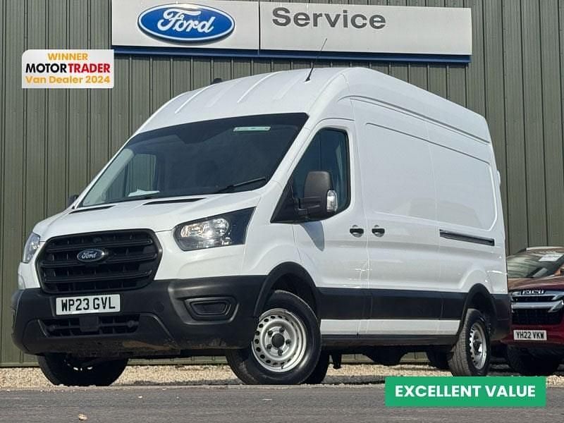 White Used 2023 Ford Transit Van | £17,994 (Fair price) - Image 1/4