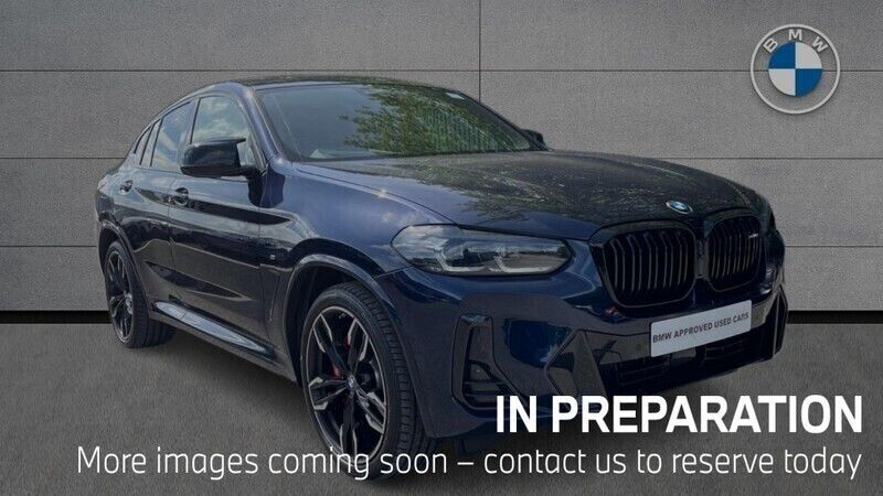 Blue Used 2024 BMW X4 M Sport SUV | £57,990 (Expensive) - Image 1/4