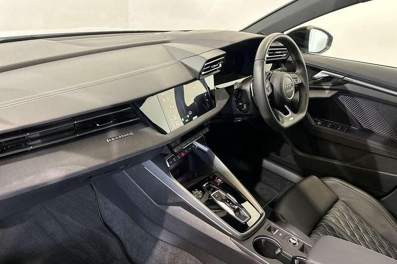 Used Audi S3 Black Edition 329 HP (241 kW) 2024 White Sedan