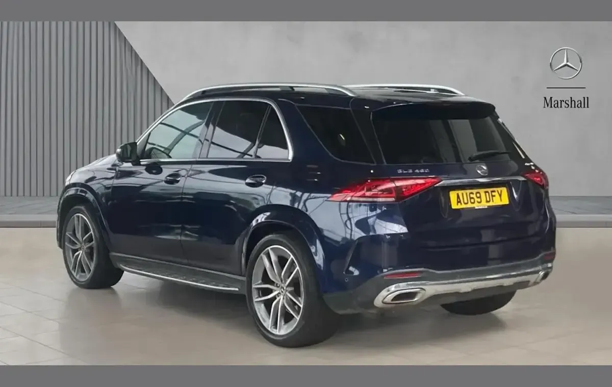Used Mercedes GLE450 AMG AMG line 362 HP (266 kW) 2019 Blue SUV