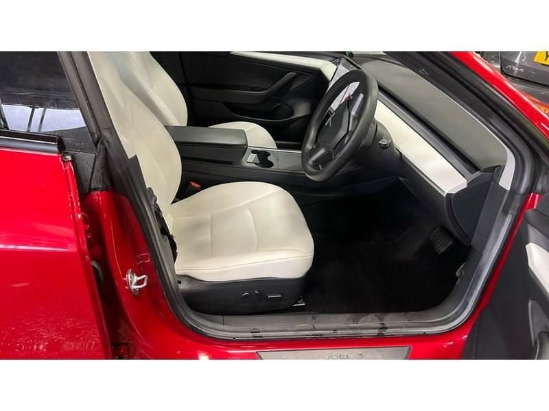 Used Tesla Model 3 Standard Range Plus 366 kW (498 HP) 2021 Red Sedan