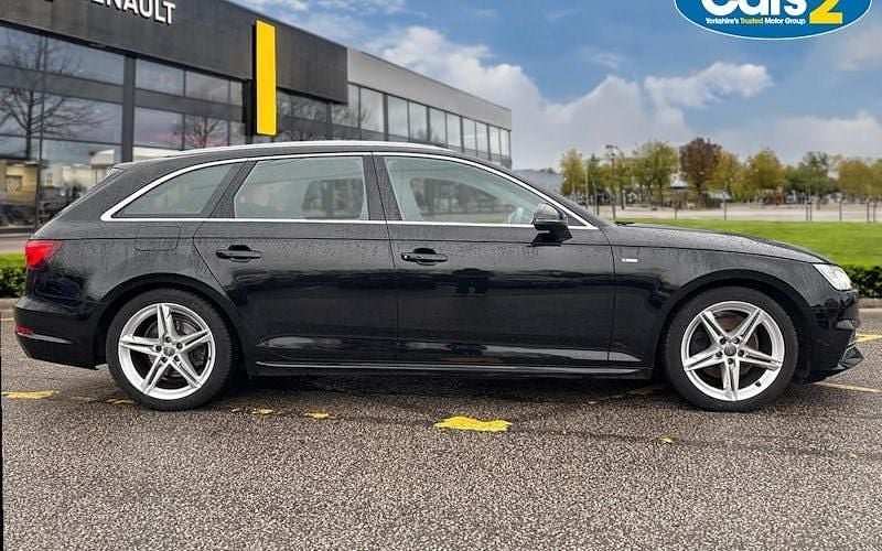 Used Audi A4 S-Line 150 HP (110 kW) 2018 Black Estate