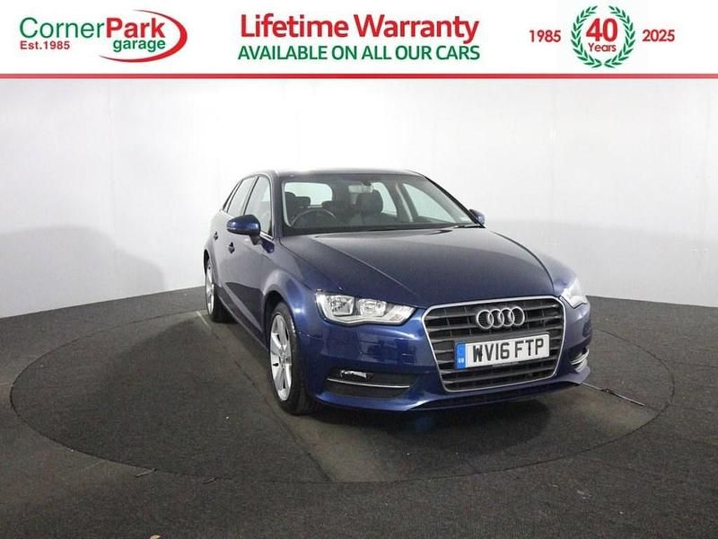 Blue Used 2016 Audi A3 Sportback Sport Hatchback | £11,499 (Good price) - Image 1/4