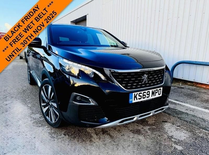 Black Used 2019 Peugeot 3008 Premium Hatchback | £13,450 (Fair price) - Image 1/4