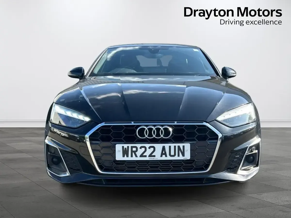 Begagnad Audi A5 S-Line 150 HK (110 kW) 2022 Svart Sportkupé