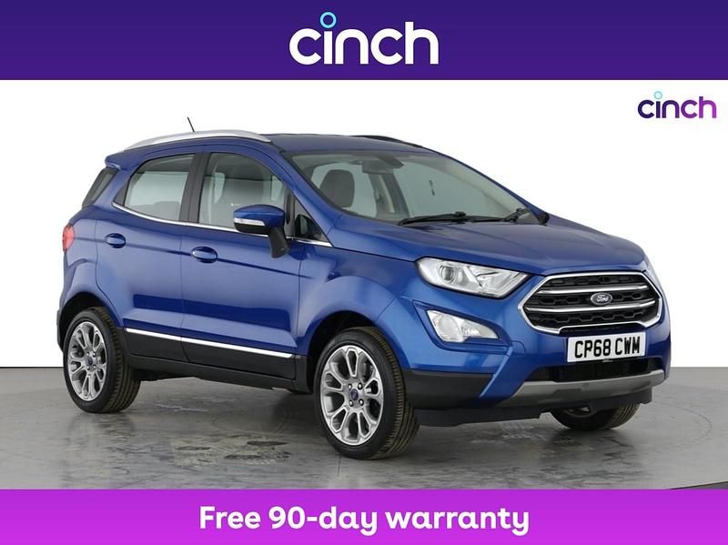 Blue Used 2018 Ford Ecosport Titanium SUV | £10,149 (Fair price) - Image 1/3
