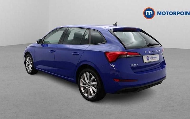 Used Skoda Scala SE L 150 HP (110 kW) 2022 Blue Hatchback
