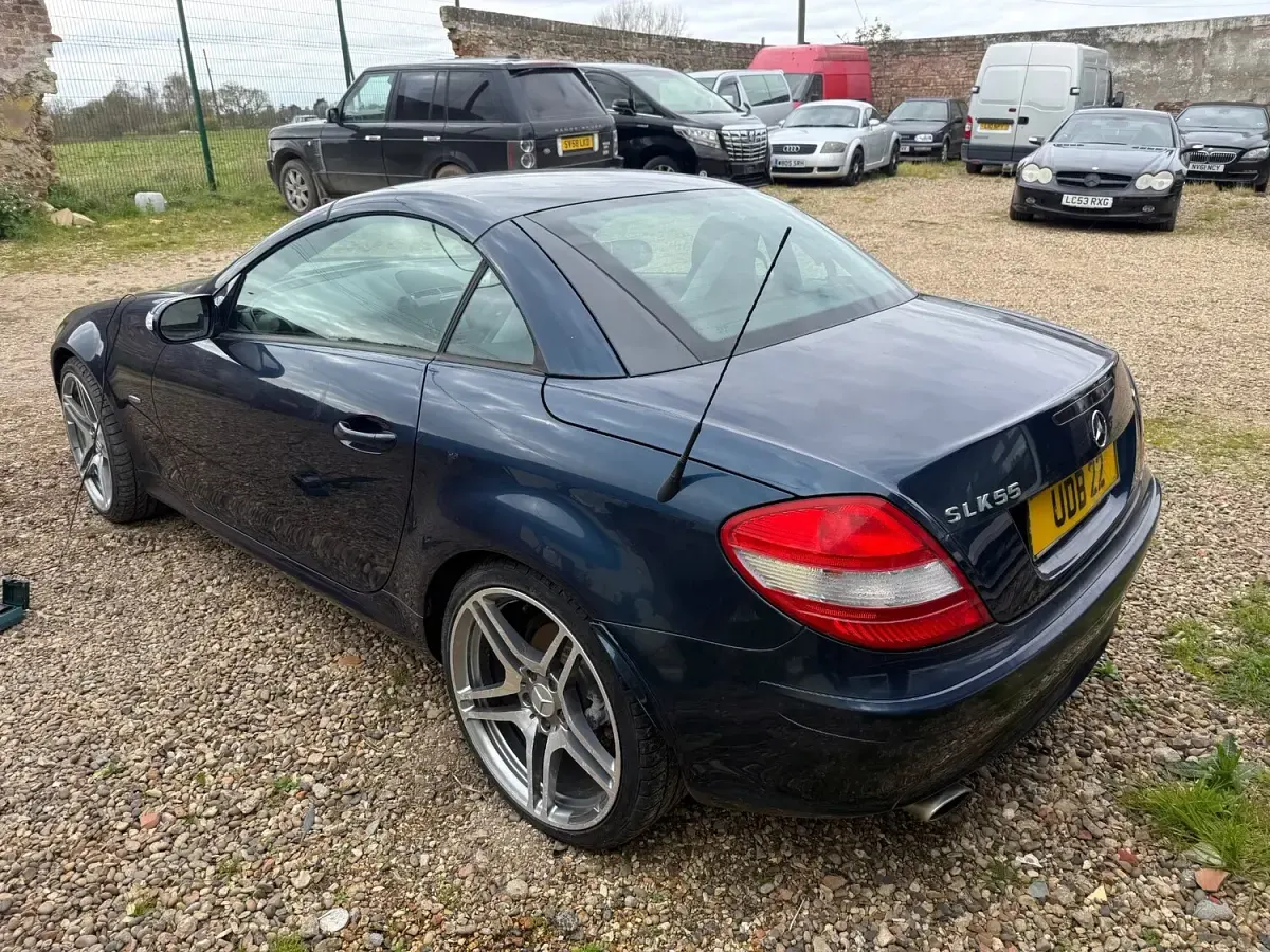 Used Mercedes SLK280 2007 Blue Cabriolet