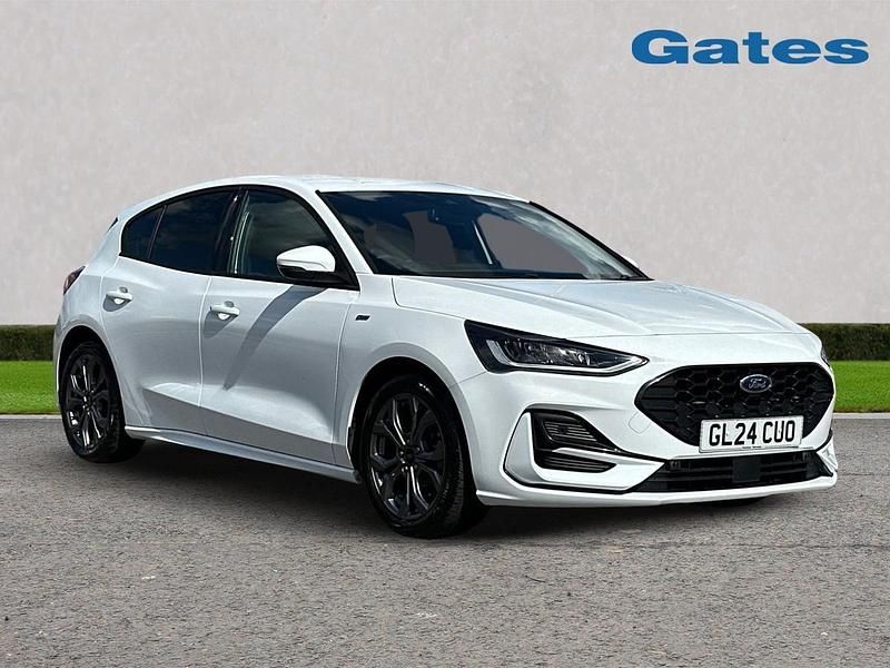 White Used 2024 Ford Focus ST-Line Hatchback | £20,999 (A bit pricey) - Image 1/4