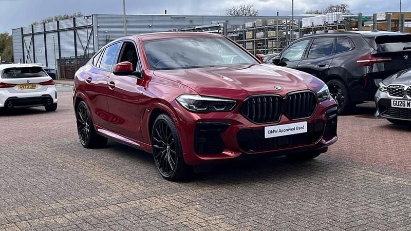 Used BMW X6 M Sport 282 HP (207 kW) 2022 Red SUV