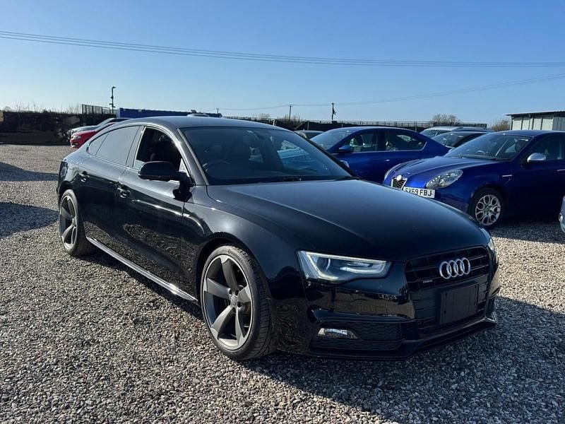 Used Audi A5 Sportback 225 HP (165 kW) 2014 Black Hatchback