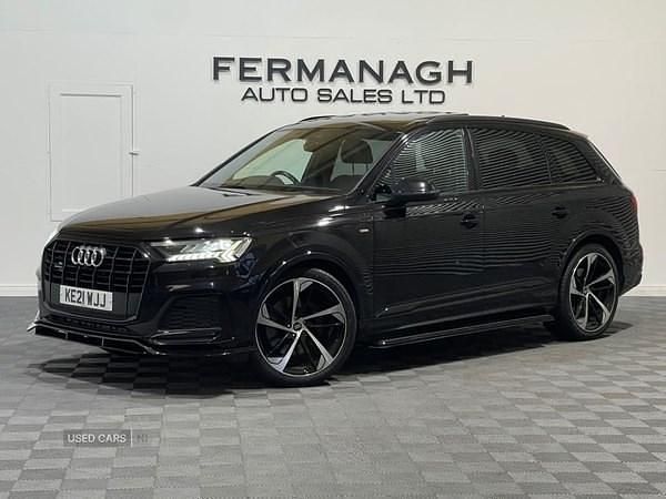 Used Audi Q7 Black Edition 286 HP (210 kW) 2021 Black SUV