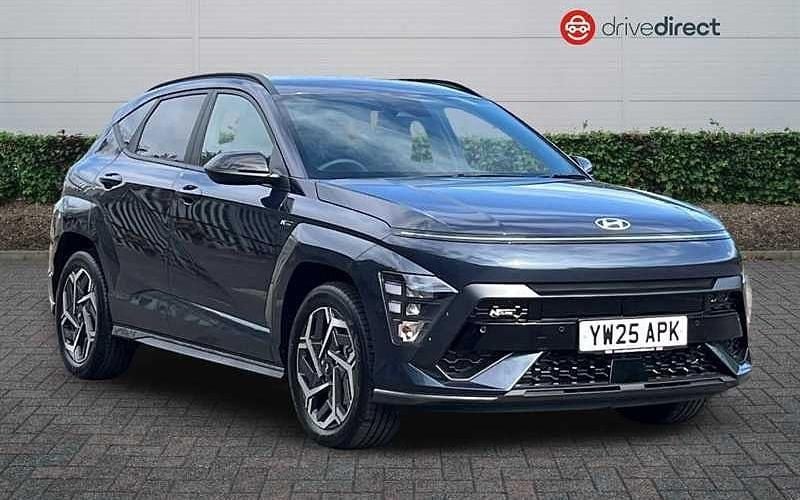 Pearl denim blue New 2025 Hyundai Kona N Line SUV | £29,849 (Good price) - Image 1/4