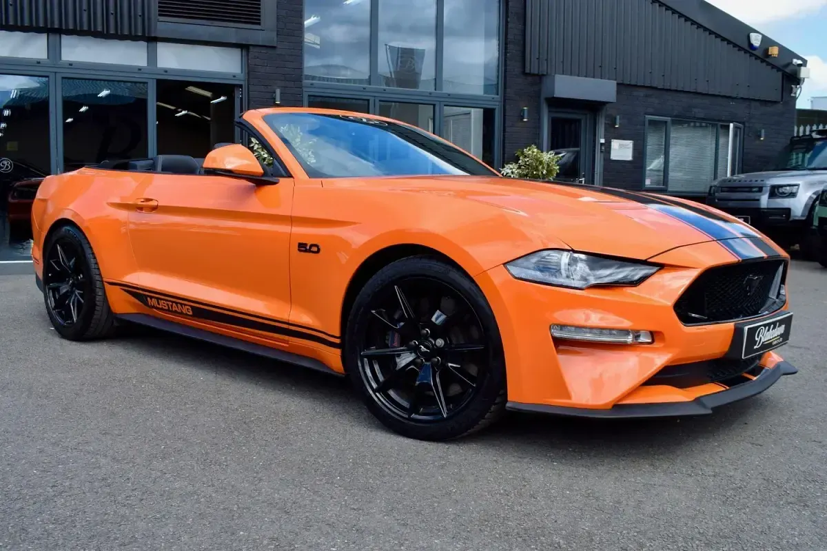 Used Ford Mustang 2020 Orange Cabriolet