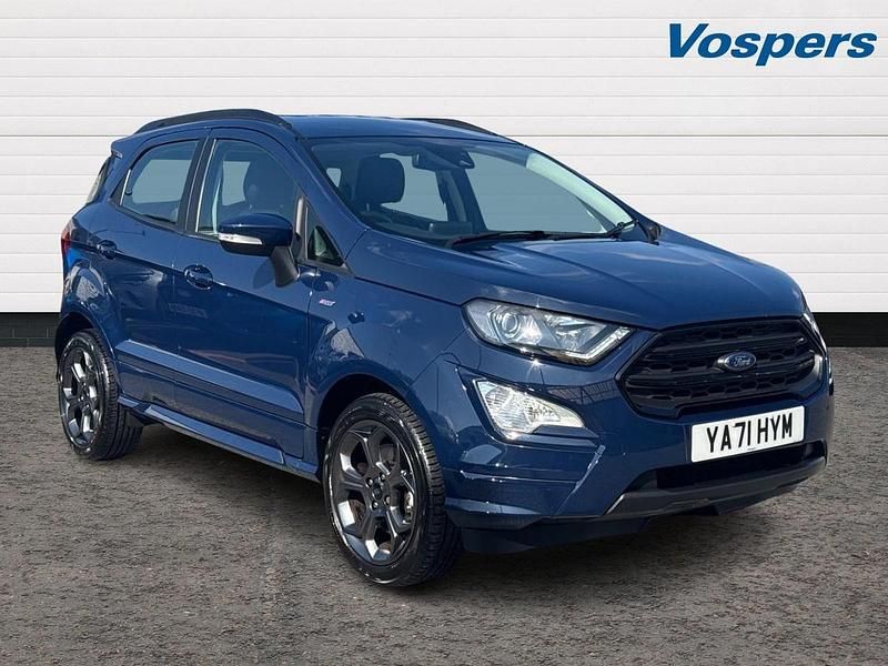 Blue Used 2022 Ford Ecosport ST-Line SUV | £10,800 (Good price) - Image 1/3