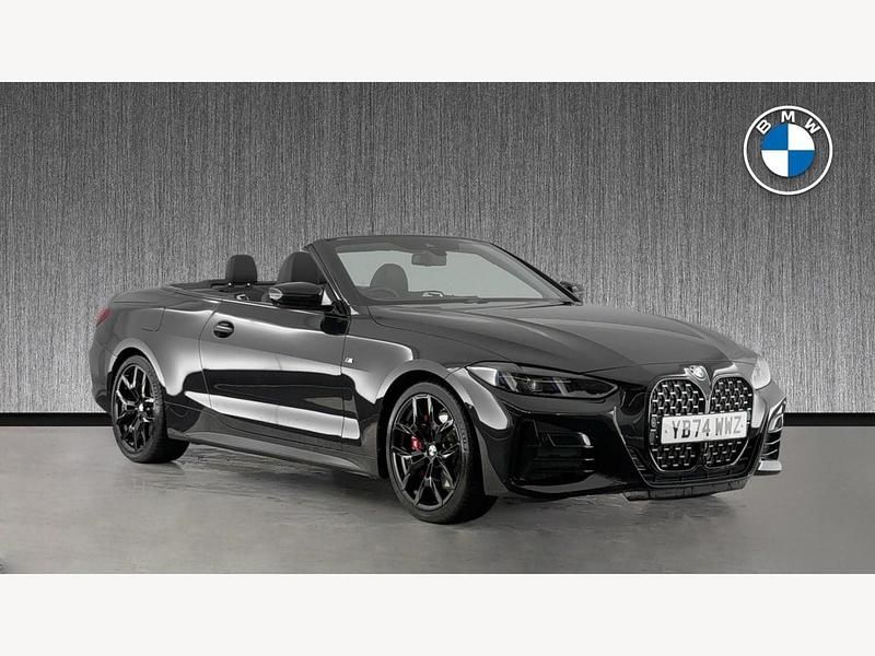 Black Used 2024 BMW 420 M Sport Cabriolet | £41,999 (Expensive) - Image 1/4