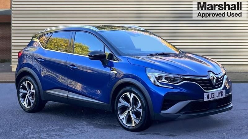 Black and blue Used 2021 Renault Captur R.S. SUV | £14,210 (Fair price) - Image 1/4
