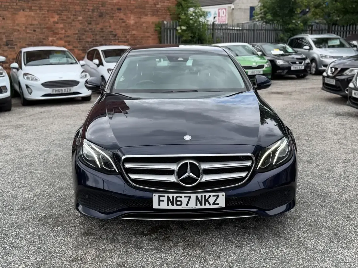 Used Mercedes E350 SE 2017 Blue Sedan