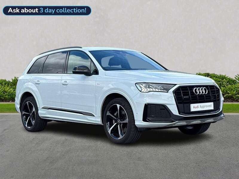 White Used 2021 Audi Q7 S-Line SUV | £45,557 (Fair price) - Image 1/4