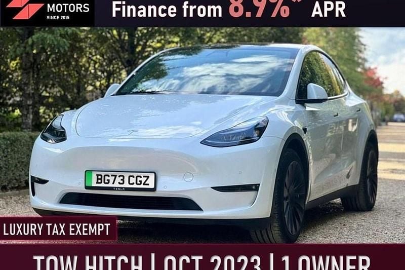 White Used 2023 Tesla Model Y Long Range AWD SUV | £28,995 (Fair price) - Image 1/1