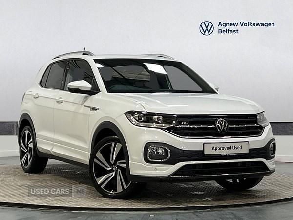 Used VW T-Cross R-line 150 HP (110 kW) 2024 White SUV